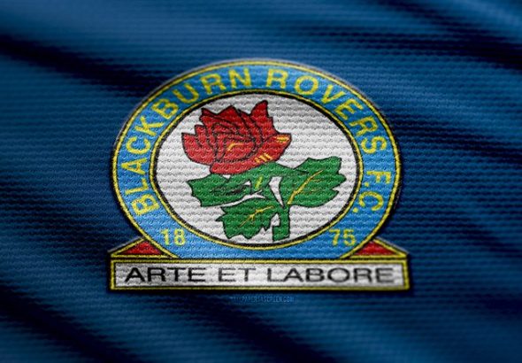 thumb2-blackburn-rovers-fabric-logo-4k-blue-fabric-background-championship-bokeh